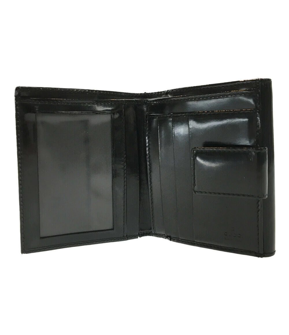 Gucci Bi Double Closure fold Wallet Snap